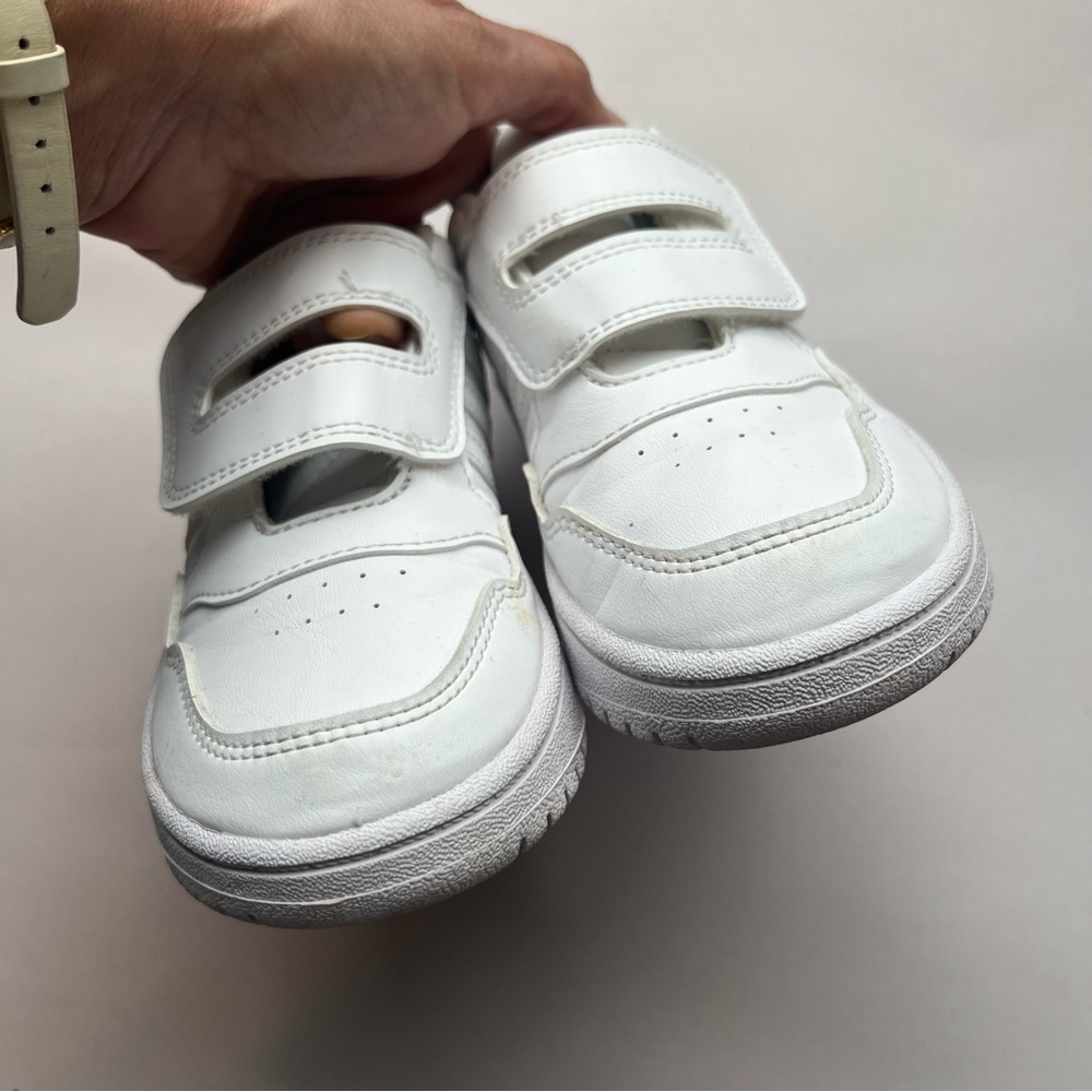 adidas Hoops 3.0 Baby/Toddler Shoes in White Size 10K - Picture 8 of 12